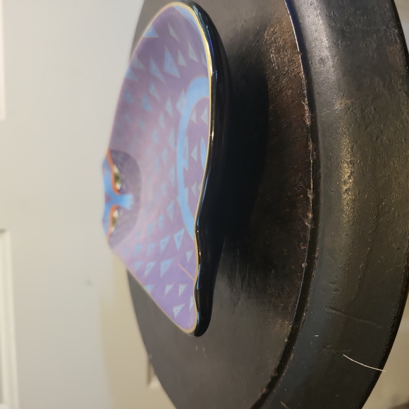 Laurel Burch Porcelain Cat Plate 8" - Picture 6 of 8